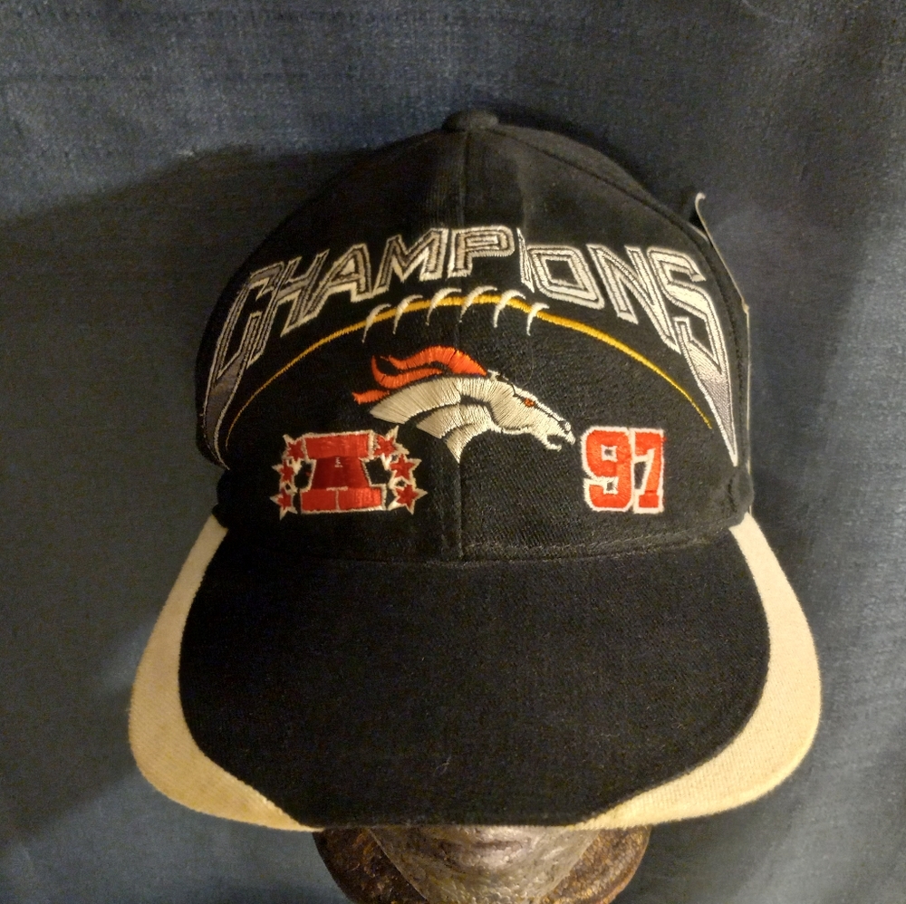 1997 Denver Broncos NFL championship hat